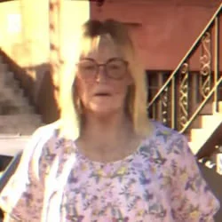 Hammer woman in released GTA VI footage or artwork