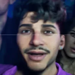 Selfie man in released GTA VI footage or artwork